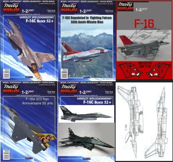  F-16C Block 52+ (Maly Modelarz  1-2/2007) + 