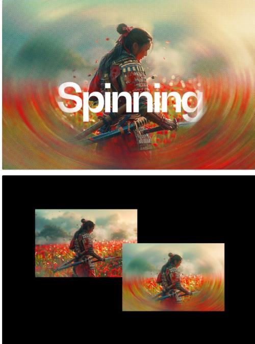 Spinning Blur Photo Effect