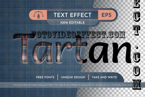 Tartan Editable Text Effect 279569404