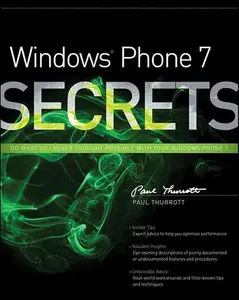 Windows Phone 7 Secrets Do What You Never Thought Possible With Windows Phone 7