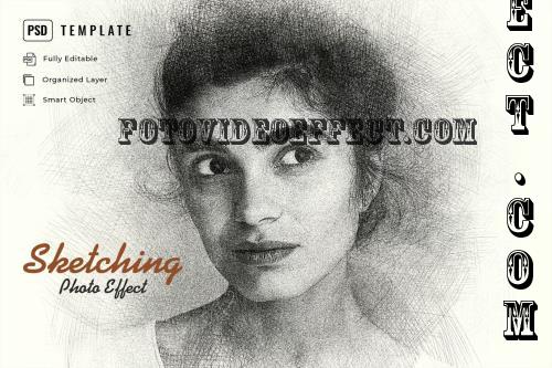 Sketching Photo Effect - 55HLQLZ