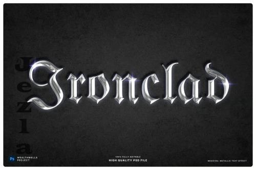 Medieval Metallic Text Effect - LATZ3TW