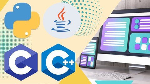 Master Java, Python, C & C++: All-in-One Programming  Course 2c592b1a16d1e18e1194eb9fd6104fa1