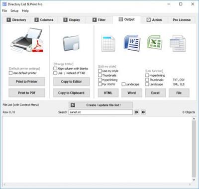 Directory List and Print Pro  4.32