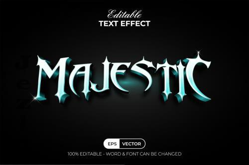 Majestic Text Effect 3D Style - 282910307