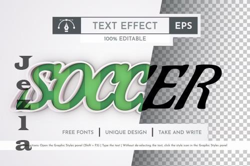 Soccer Editable Text Effect - 279401100