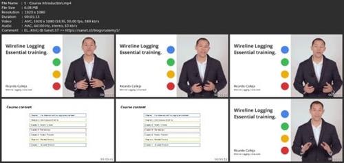 Oil & Gas - Wireline Logging Essential  Training Eac2e1541494c1c6216c98036038abe4