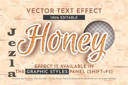 Honey Editable Text Effect - 279953084