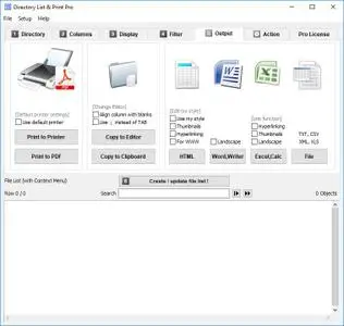 Directory List and Print Pro 4.32 + Portable