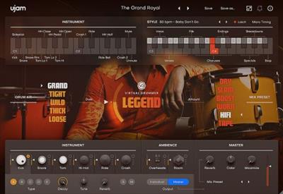 uJAM Virtual Drummer Legend v2.5.0 U2B  macOS