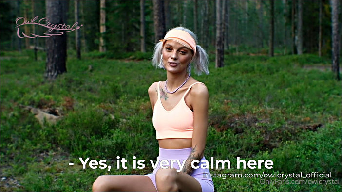 Owl Crystal - Sucked Neighbor In The Woods After Jogging (FullHD 1080p) - Onlyfans - [436 MB]