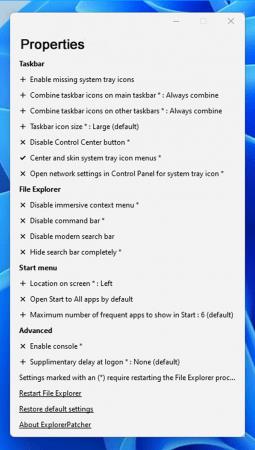ExplorerPatcher v22621.3880.66.6  (Pre-release)