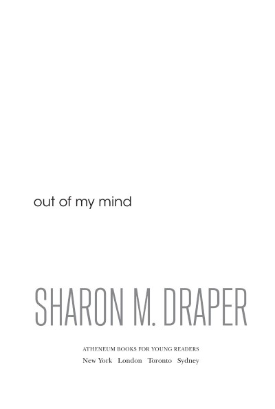 Out of My Mind - Sharon M. Draper E7ae08157ef3d3c623a540d963b398a7