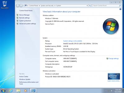 Windows 7 Ultimate SP1 Multilingual Preactivated September  2024