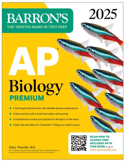 AP Biology Premium, 2025: Prep Book with 6 Practice Tests   Comprehensive Review  ... Aef959bf71839fafac8e1e9230c8cb62