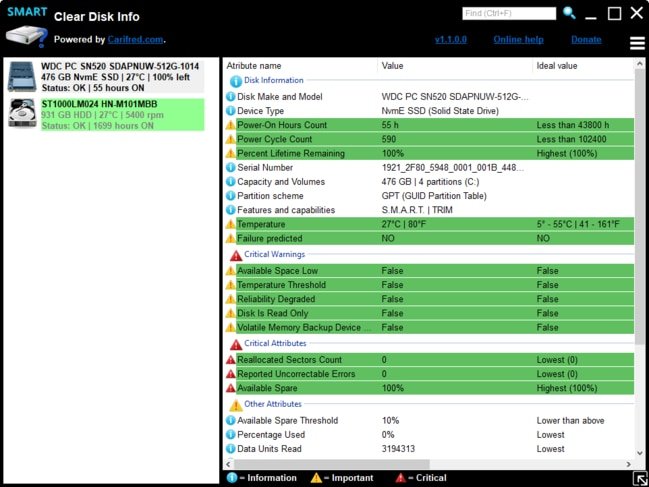 Clear Disk Info 4.3.0.0