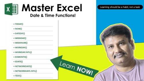 Excel Date & Time Mastery  From Basics To Advanced Functions