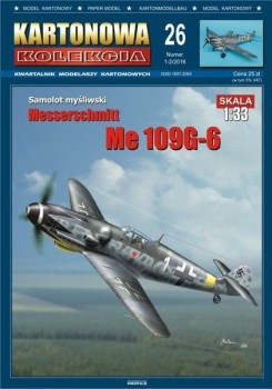  Messerschmitt BF-109 G-6 (Kartonowa Kolekcia  1-2/2016)