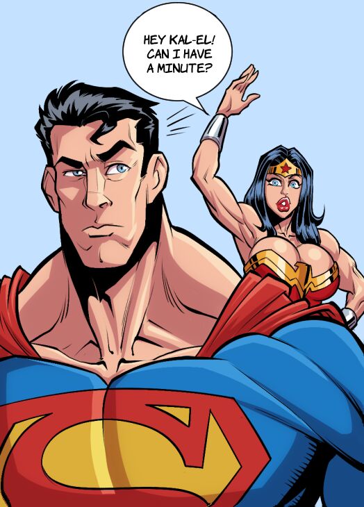 Fontez - Clash of Titans (Wonder Woman x Superman) Porn Comic