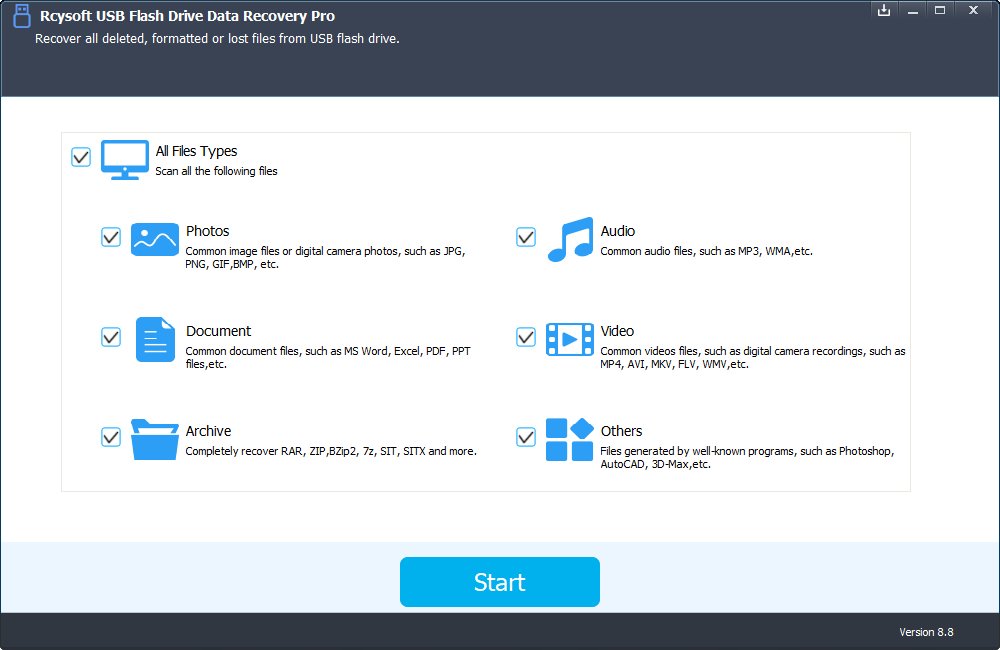 Rcysoft USB Flash Drive Data Recovery Pro 8.9.0.0 Multilingual