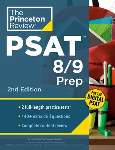 Princeton Review PSAT 89 Prep 2 Practice Tests + Content Review + Strategies for the Digital PSAT 89, 2nd Edition