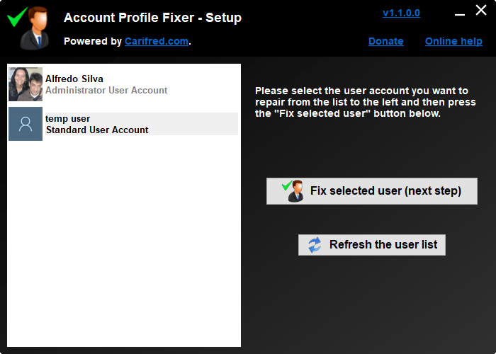 Account Profile Fixer 1.9.0.0