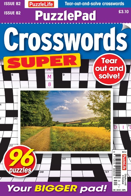 PuzzleLife PuzzlePad Crosswords Super - Issue 82 2024