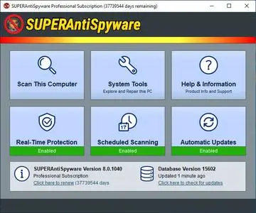 SUPERAntiSpyware Professional X 10.0.1268 Multilingual (x64)