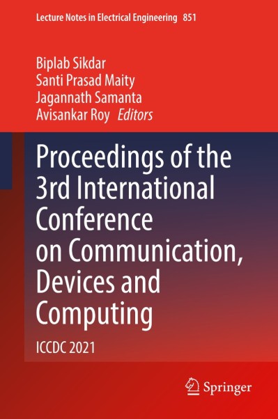 Proceedings of the 3rd International Conference on Communication, Devices and Comp... 4cc54c7671c828840a84d15385ecad74