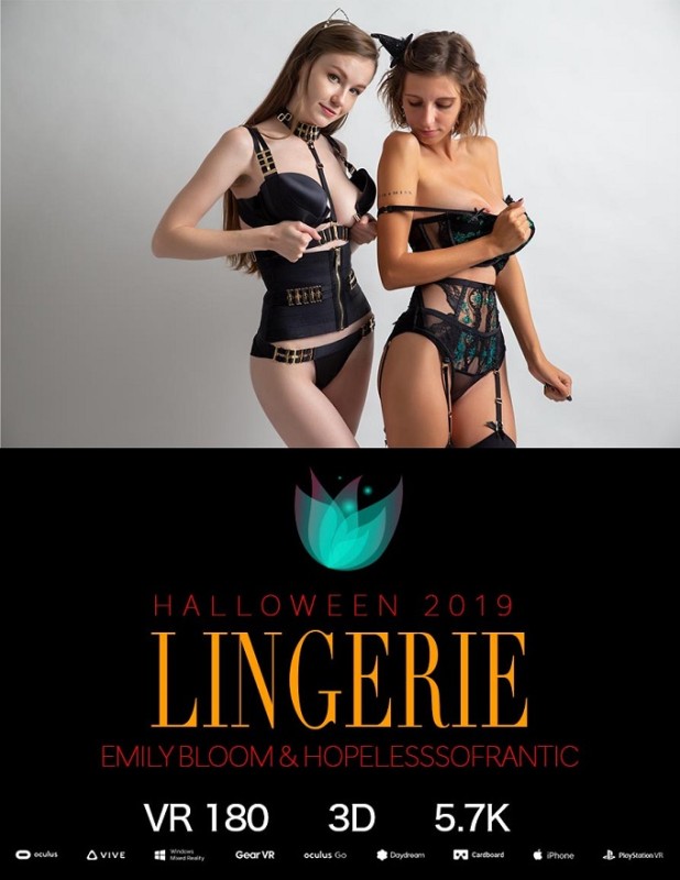 [TheEmilyBloom.com] Emily Bloom, HopelessSoFrantic - Halloween 2019 Lingerie [2019-11-08, 2D, Striptease, Solo, 1080p, UnknownRip]