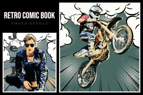 Retro Comic Book Photo Effect - Y3MQCUG