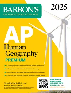 AP Human Geography Premium 2025 6 Practice Tests + Comprehensive Review + Online Practice (Barron’s AP)