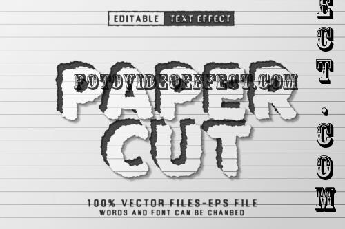 Paper Cut Editable Text Effect - 2BJMKTH