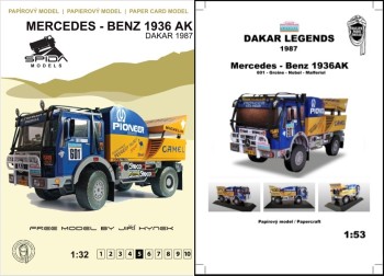 Mercedes-Benz 1936AK #601, Dakar, 1987 (Spida Models)