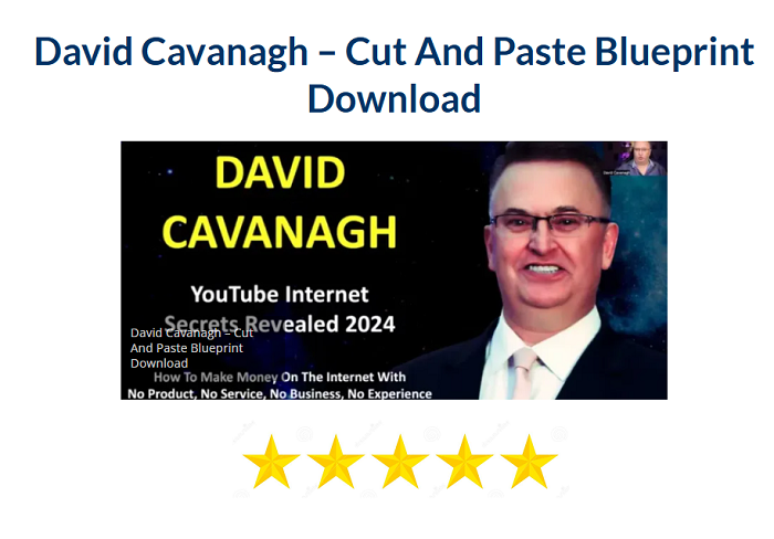 David Cavanagh – Cut And Paste Blueprint Download 2024