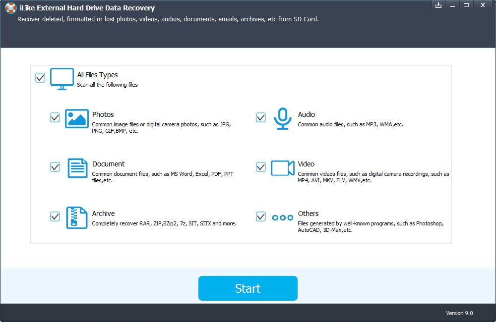 iLike External Hard Drive Data Recovery 9.1.0 Multilingual