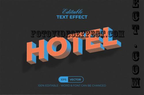 Vintage Text Effect Long Shadow - 283472716