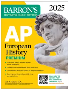 AP European History Premium, 2025 Prep Book with 5 Practice Tests + Comprehensive Review + Online Practice