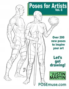 Poses For Artists Vol 6 Various Male & Female Poses