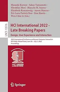 HCI International 2022 – Late Breaking Papers. Design, User Experience and Interaction