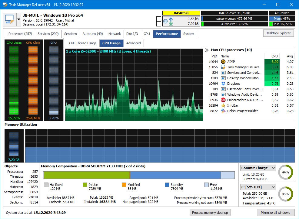 MiTeC Task Manager DeLuxe 4.8.6