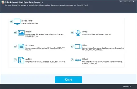 iLike External Hard Drive Data Recovery 9.1.0 Portable