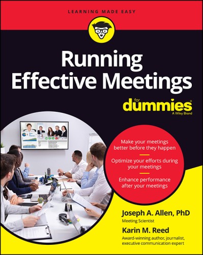 Running Effective Meetings For Dummies - Joseph A. Allen 34ca4213a6d05f2c21cec193c9e6e327