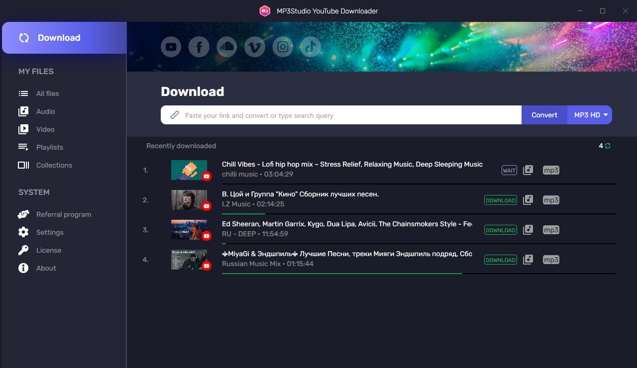 MP3Studio YouTube Downloader 2.0.27.2 Multilingual