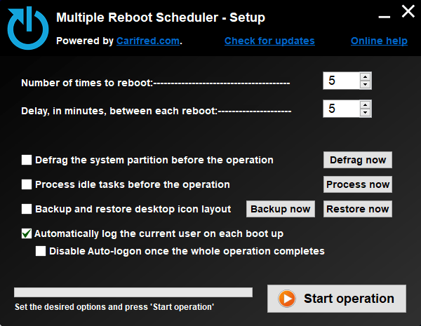 Multiple Reboot Scheduler 2.6.0.0