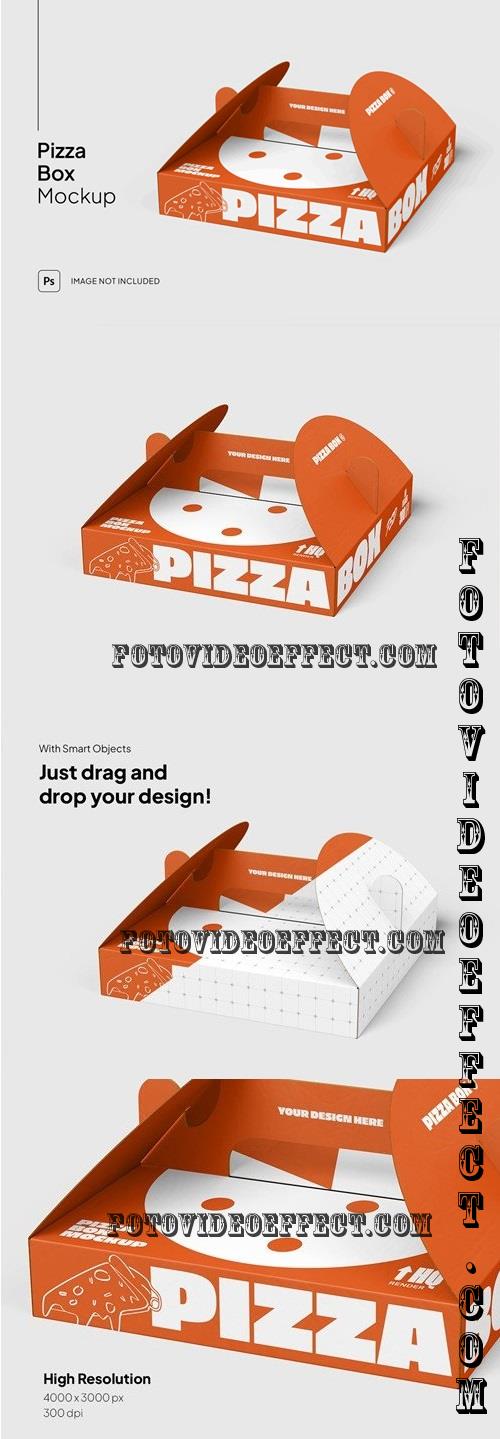 Pizza Box Mockup - P22ZJ9J