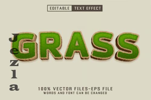 Grass Editable Text Effect - CMV46NG