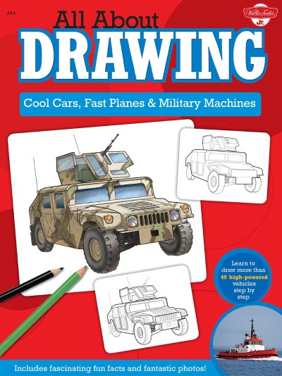 All About Drawing Cool Cars, Fast Planes & Military Machines: Learn how to draw mo... C6747200c8d3d38fba957eef94bc75a1