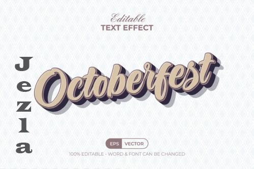 Octoberfest Text Effect 3D Style - 284668005