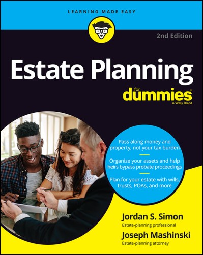 Estate Planning For Dummies,  - Jordan S. Simon A5ad507e27290c010b7204a3819ee1ce